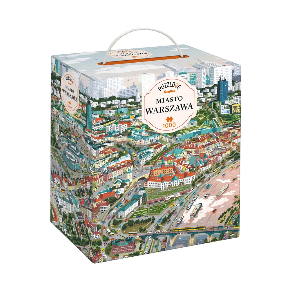 Puzzlove miasto warszawa 1000 elementów puzzle rodzinne