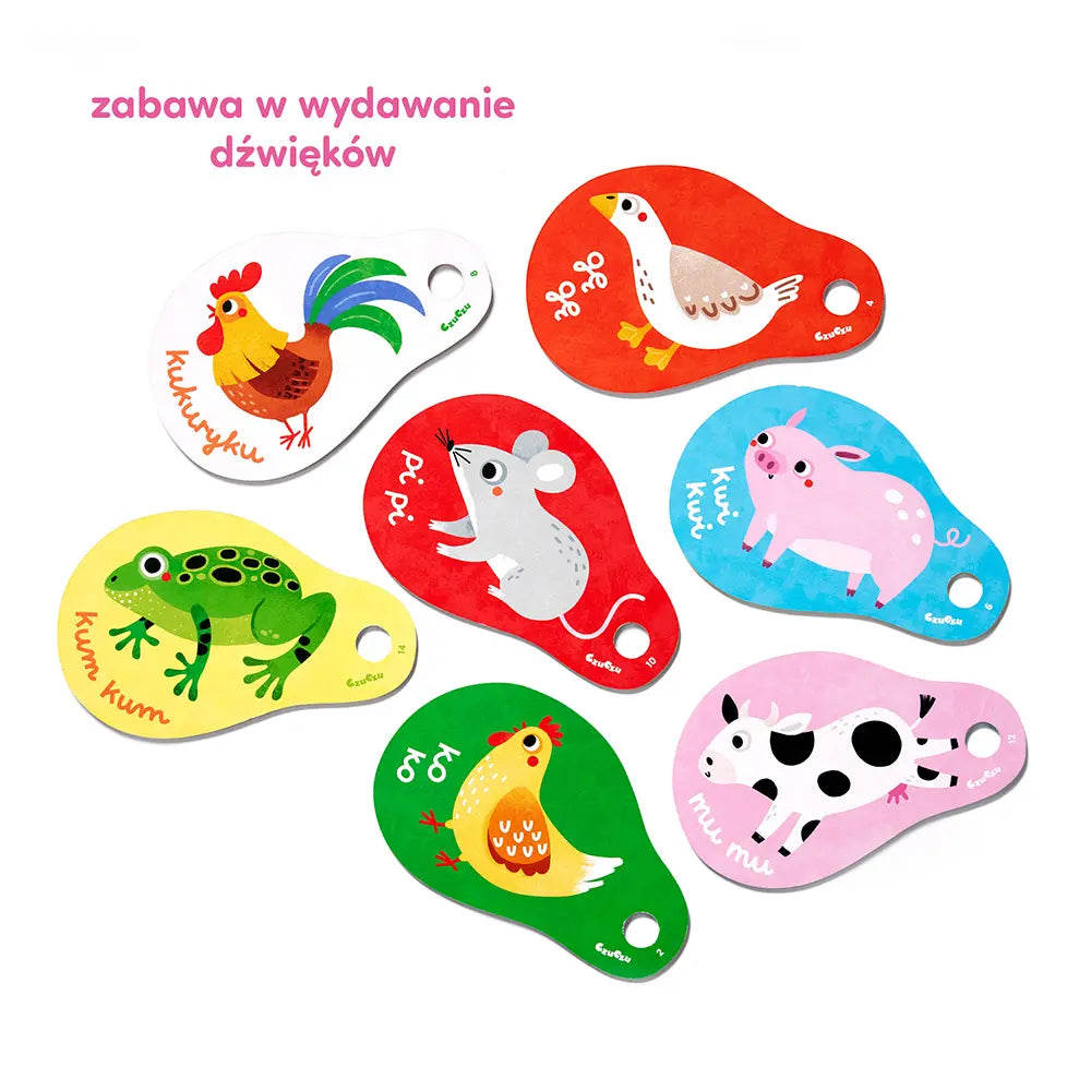 CzuCzu Moje zwierzątka 12m+ książ.n/kół.97112