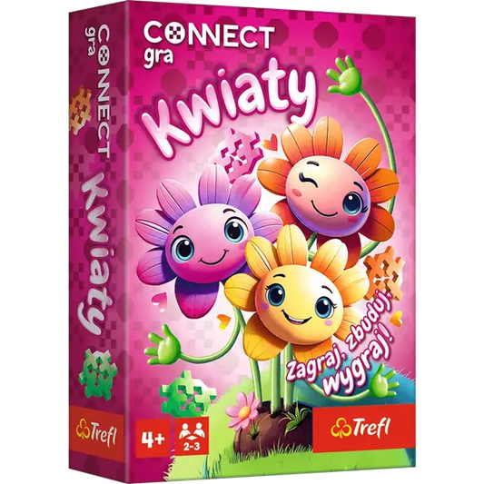Gra dla dzieci Connect - Kwiaty