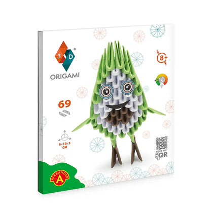 Origami 3d awokado