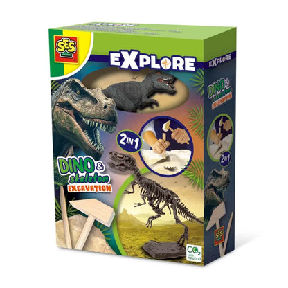 Skamielina dinozaura T-rex 2w1