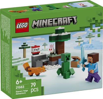 LEGO MINECRAFT Przygoda Stevea w tajdze 21583