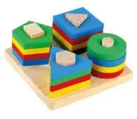 Sorter drewniany smily play