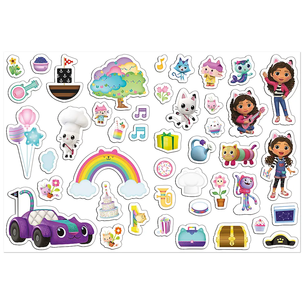 Puzzle magnetyczne poznaj świat gabi