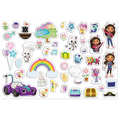 Puzzle magnetyczne poznaj świat gabi