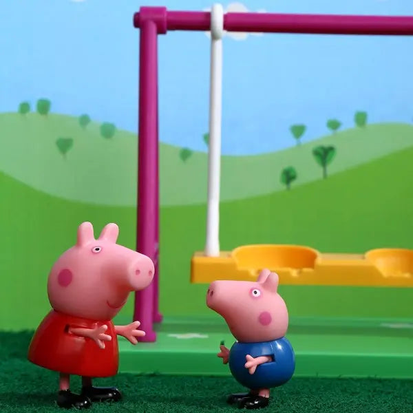 Zestaw huśtawka + 2 figurki, Świnka Peppa i George