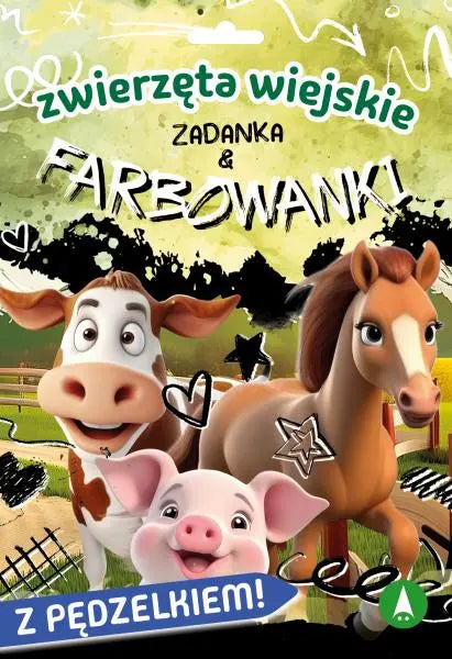 Zadanka i farbowanki. Zwierzęta wiejskie
