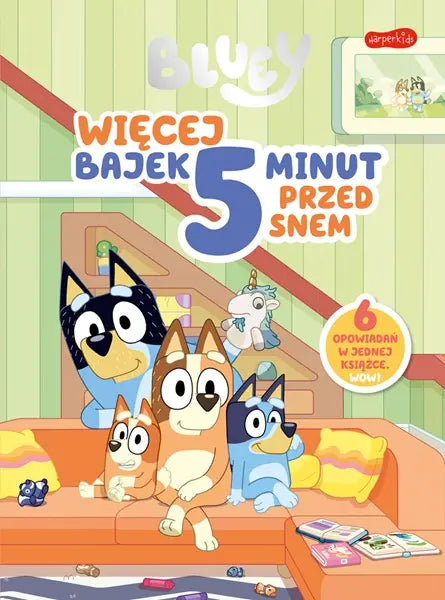 Książeczka - Bluey. Więcej bajek 5 minut przed snem