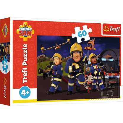 Puzzle 60 el. Bohater w mundurze- Strażak Sam