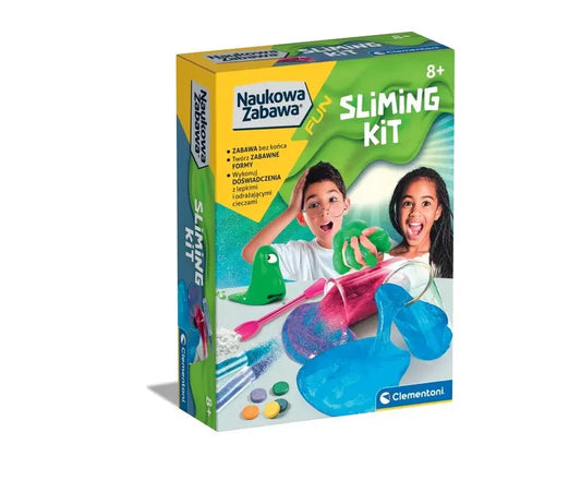 Naukowa zabawa doświadczenia slime