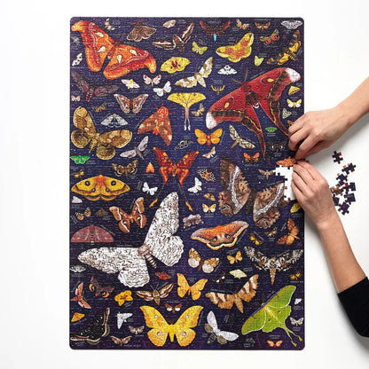 Puzzlove ćmy 1000 el puzzle rodzinne