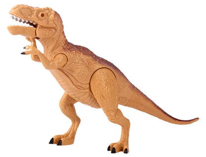 Dinozaur T-Rex - światło i ryk