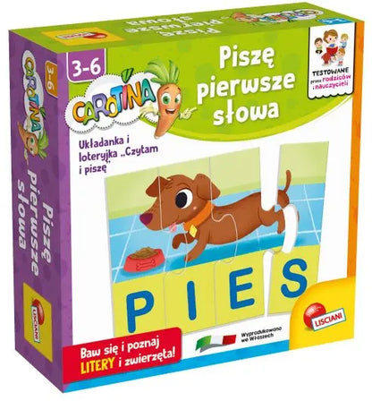 Lisciani carotina piszę pierwsze słowa