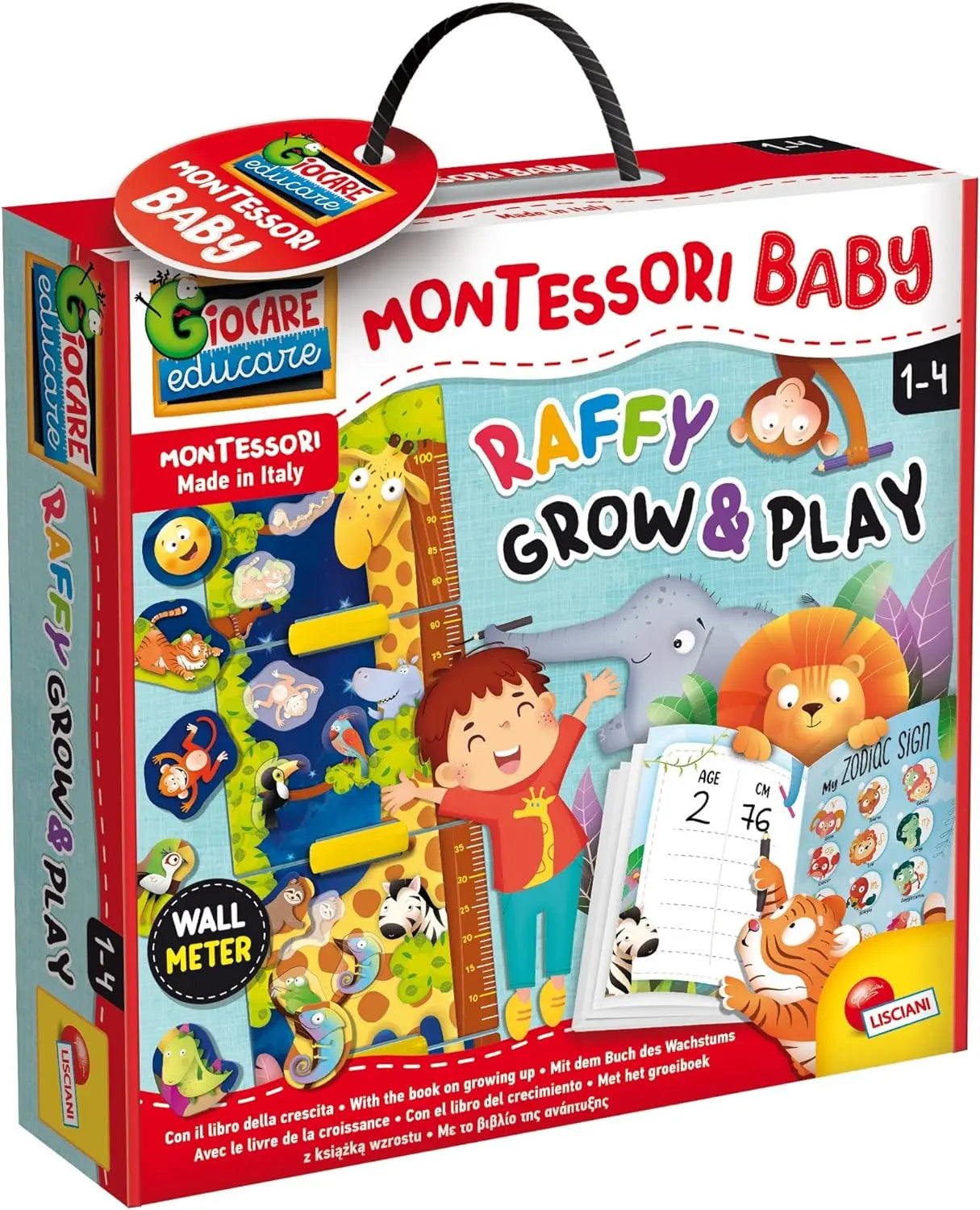 Lisciani montessori baby wzrost i zabawa