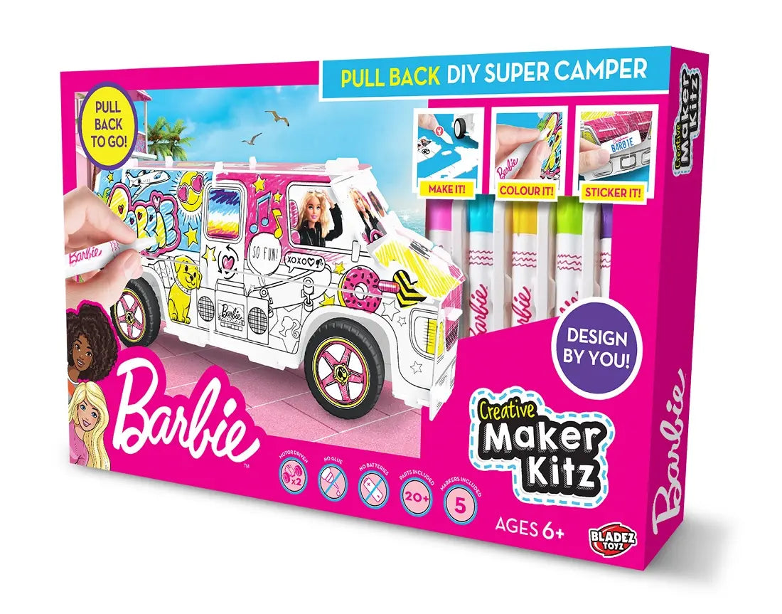 Marker kitz barbie maker kitz pomaluj kampera