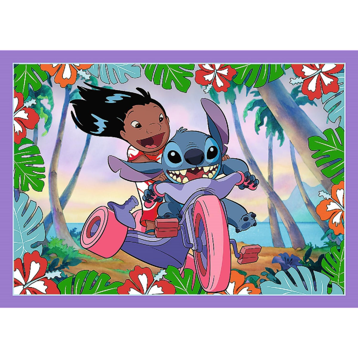 Puzzle 4w1 szalony dzień lilo i stitch