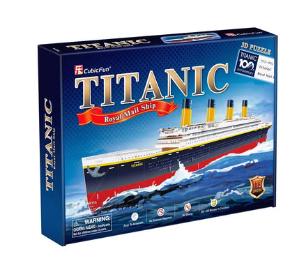 Cubic fun puzzle 3d titanic
