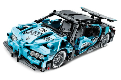 Immaster klocki super auto niebieskie 422 elementy