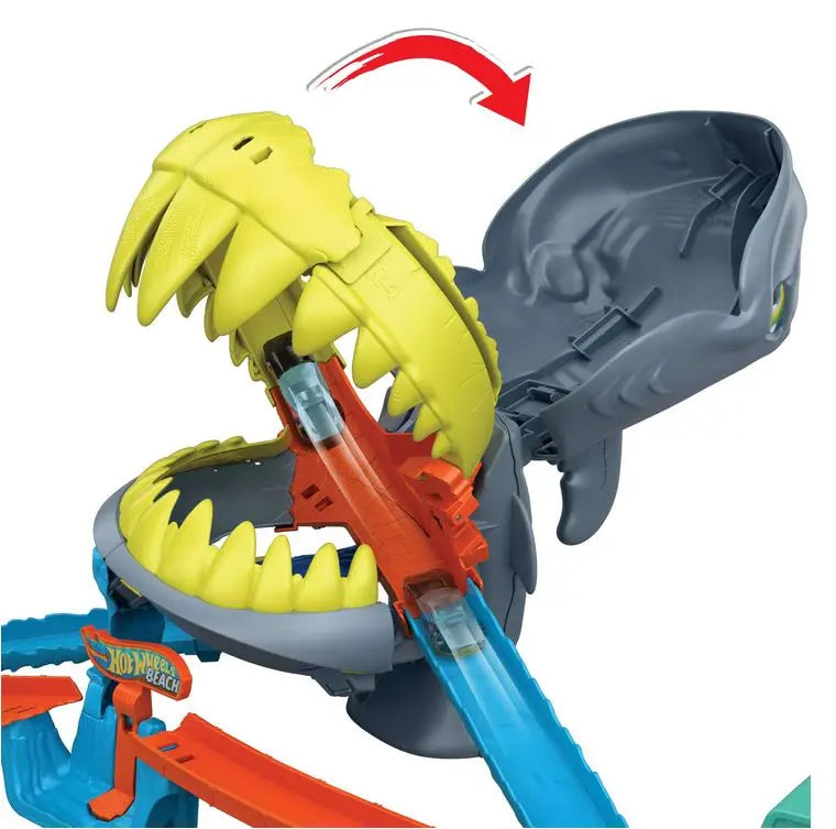 Hot Wheels City - Rekin Starcie na plaży tor + autko