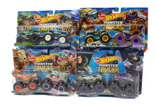Hot wheels monster truck 1:64 pojazdy 2-pack
