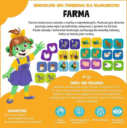 Gra Farma - ABC Malucha Rodzina Treflików