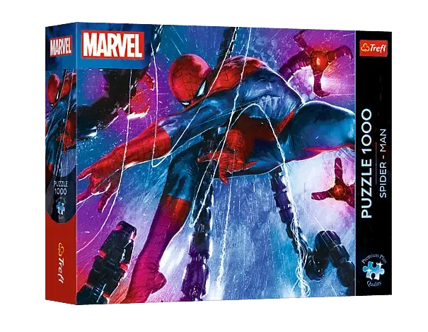 Puzzle Premium Plus Quality Marvel 1000 el. Spider-man: Sieć przygód