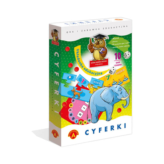 GRA Cyferki - układanka edukacyjna 1316