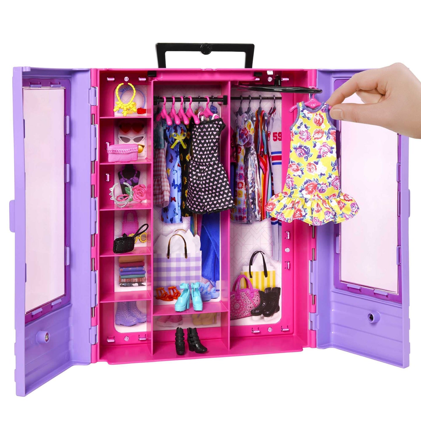 Barbie szafa barbie z wieszakami