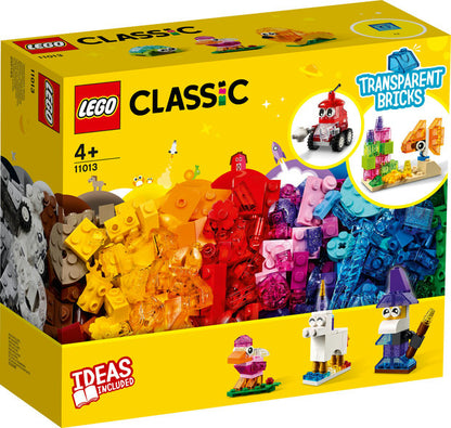 LEGO CLASSIC 4+ Kreatywne przezroczyste 11013