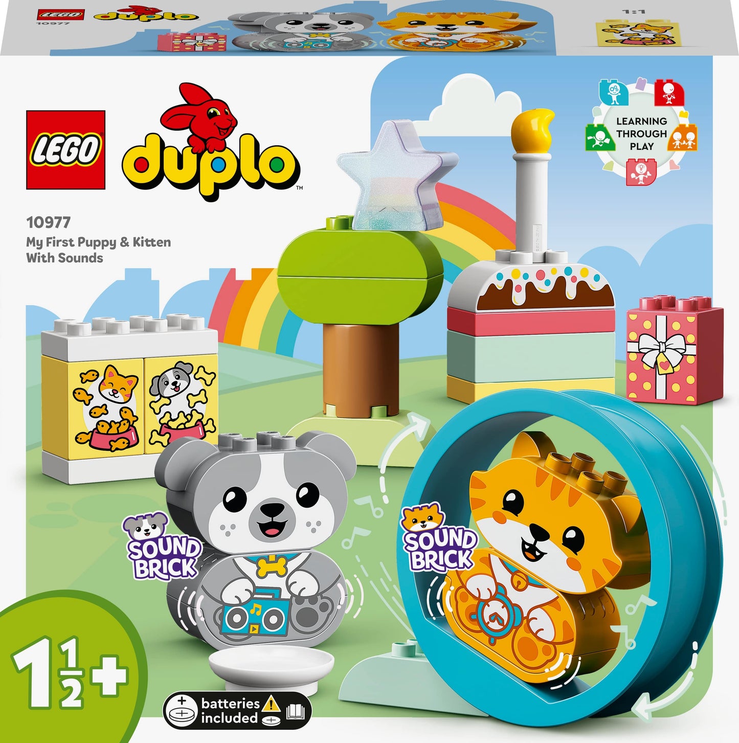LEGO DUPLO 1,5+ Mój pierw.szczen.i kote 10977