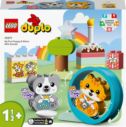 LEGO DUPLO 1,5+ Mój pierw.szczen.i kote 10977