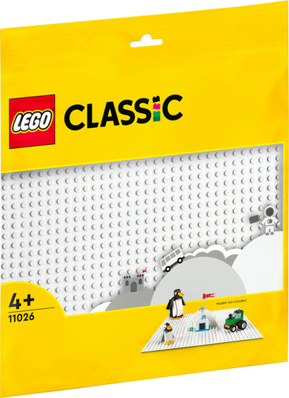 LEGO CLASSIC 4+ Biała płytka konstr.11026