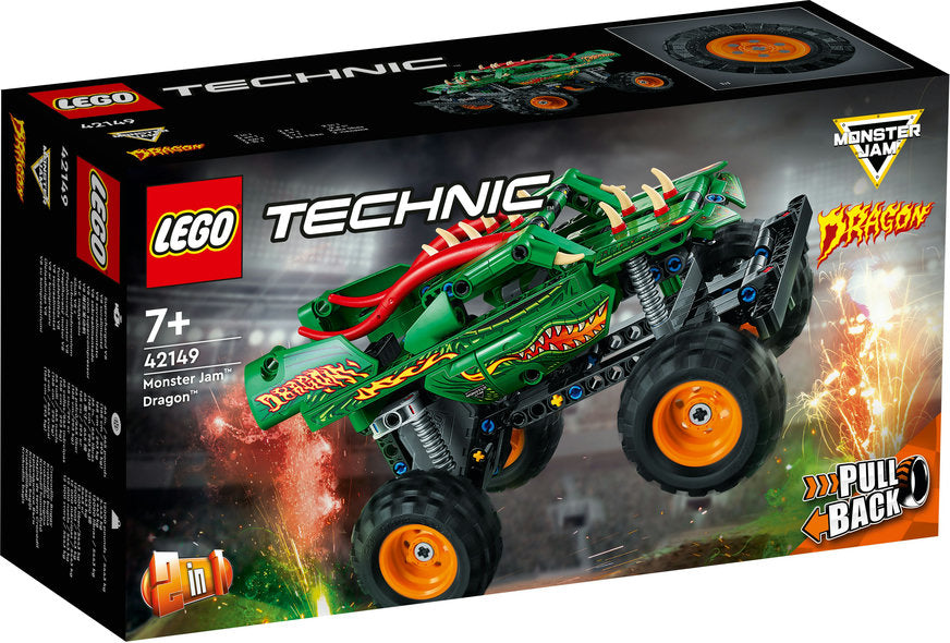 LEGO TECHNIC 7+ Monster Jam Dragon 42149