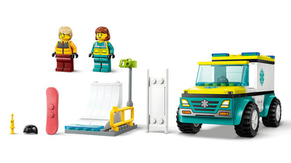 LEGO CITY Karetka i snowboardzista 60403