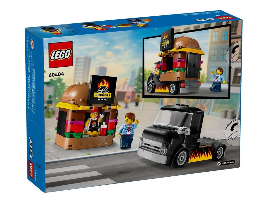 LEGO CITY Ciężarówka z burgerami 60404