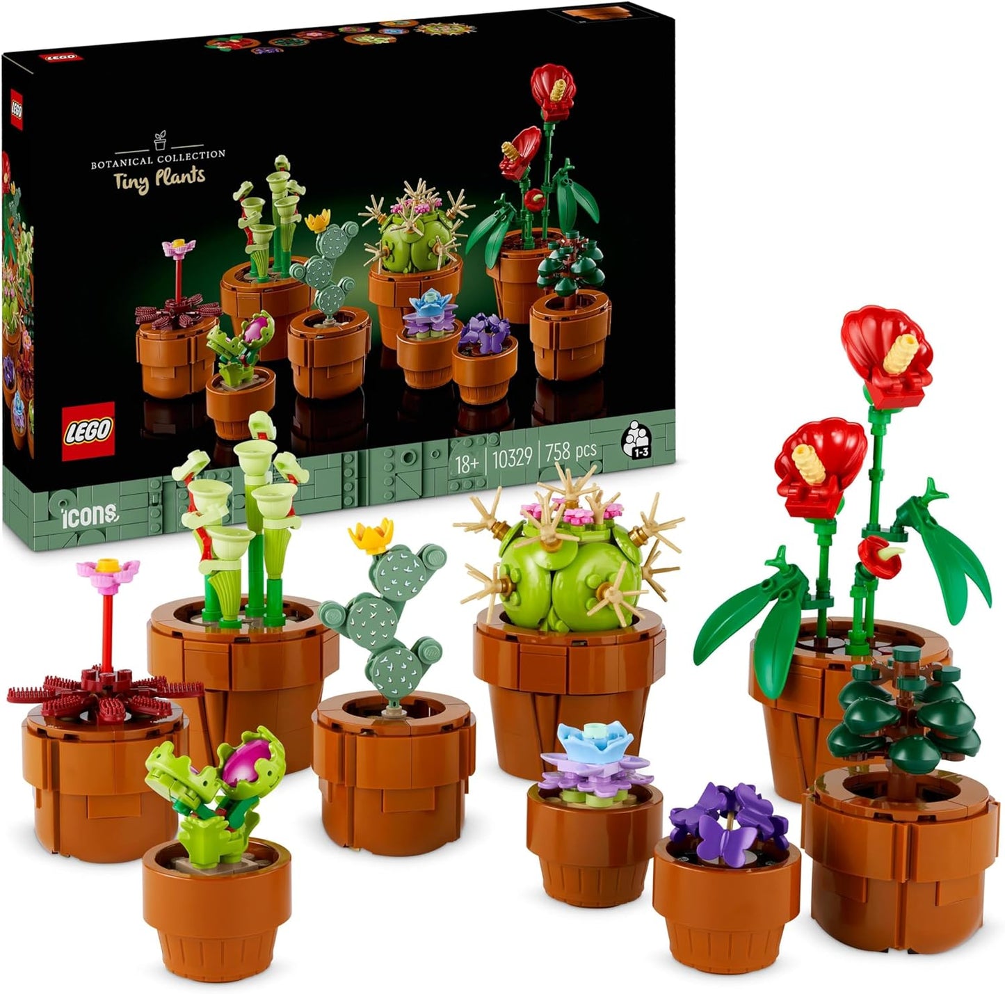 LEGO ICONS 18+ Małe roślinki 10329