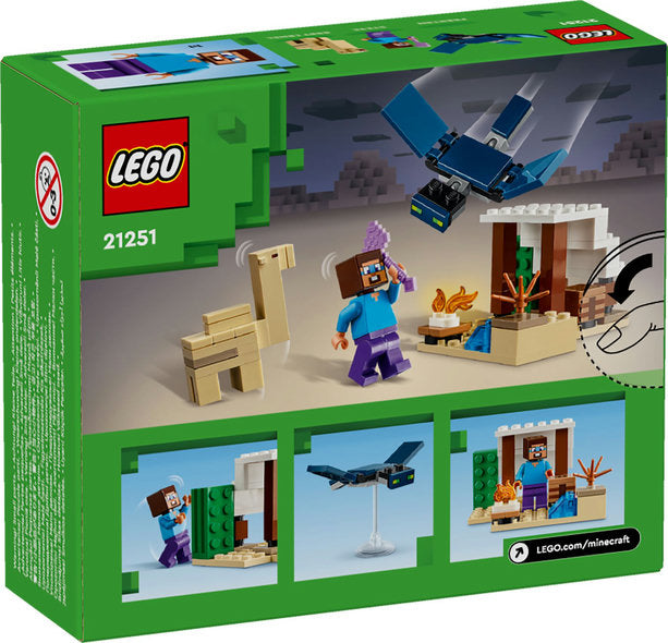 LEGO MINECRAFT Pustynna wyprawa Steve'a 21251