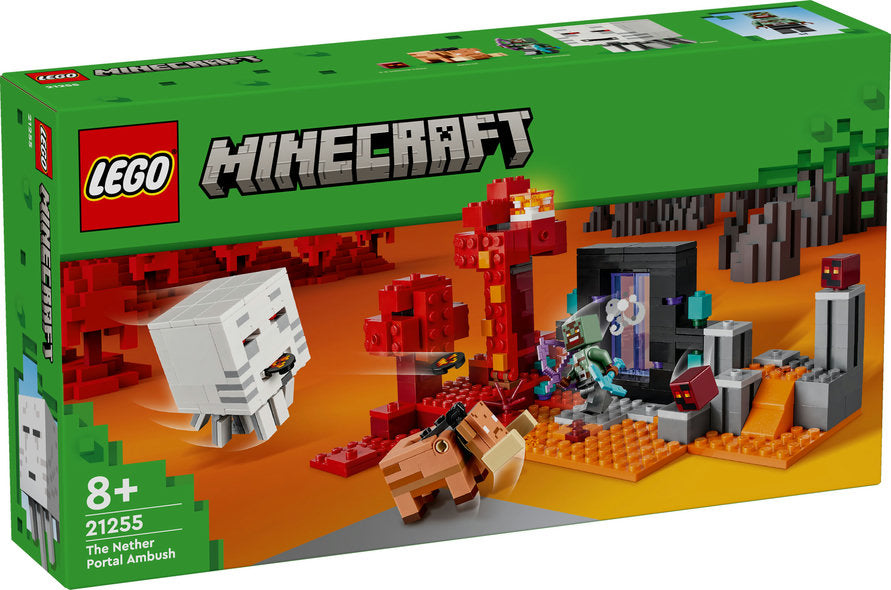 LEGO MINECRAFT Zasadz.w port.d/Netheru 21255
