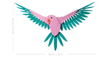 LEGO ART Kolekcja zwierząt Papugi Ary 31211