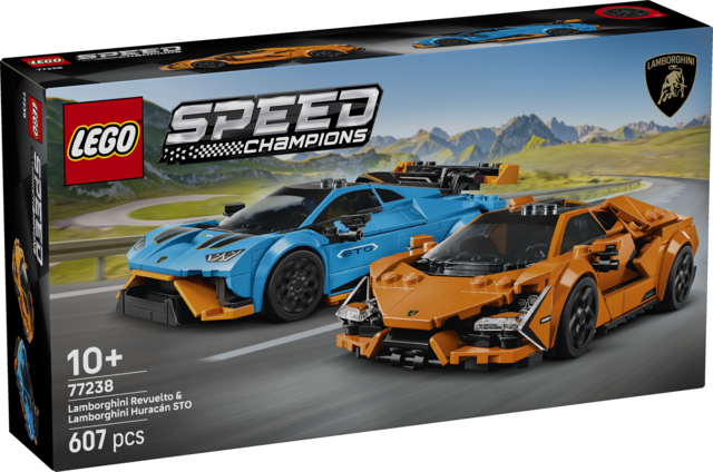 Speed Champions Lamborghini Revuelto i Huracán STO