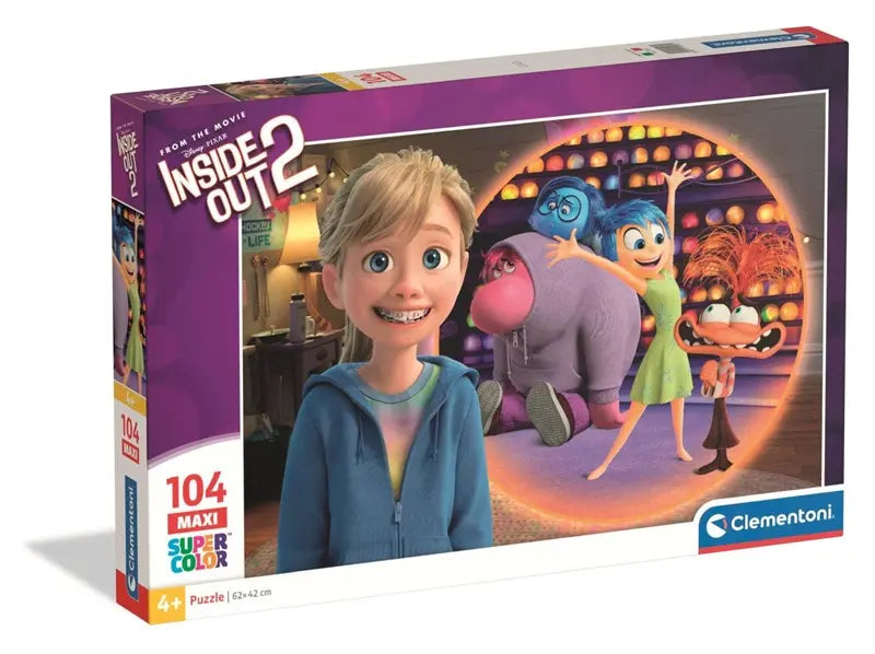 Puzzle 104 maxi SuperKolor Inside Out 2