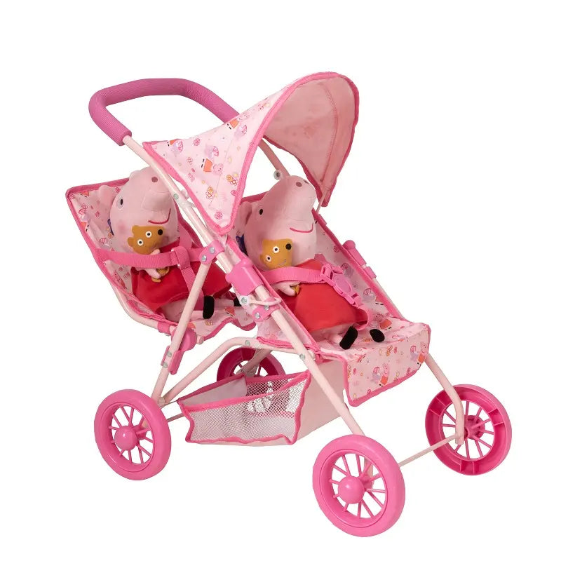 Peppa pig spacerówka dla bliźniąt