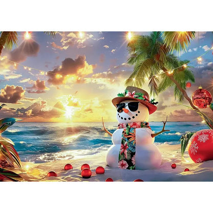 Puzzle 1000 el. USA Collection: Paradise Snowman