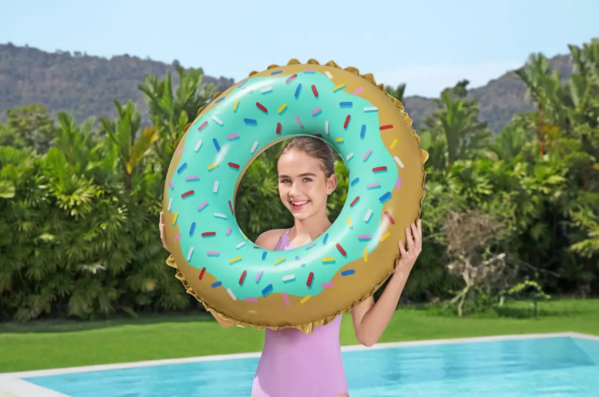 Koło do pływania słodki donut 91cm