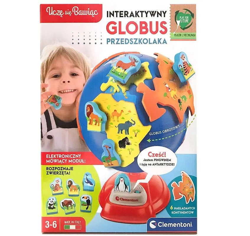 Interaktywny globus przedszkolaka