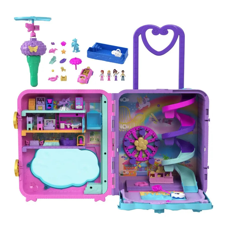 Polly pocket wakacyjny kurort walizka