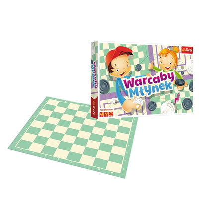 GRA Warcaby / Młynek ilustrowany 01622