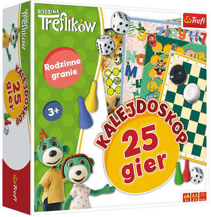 GRA RodzinaTreflików Kalejdoskop 25gier 01678