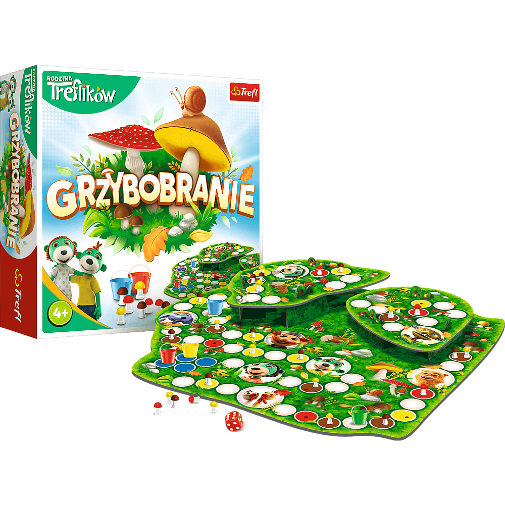 Gra grzybobranie rodzina treflików