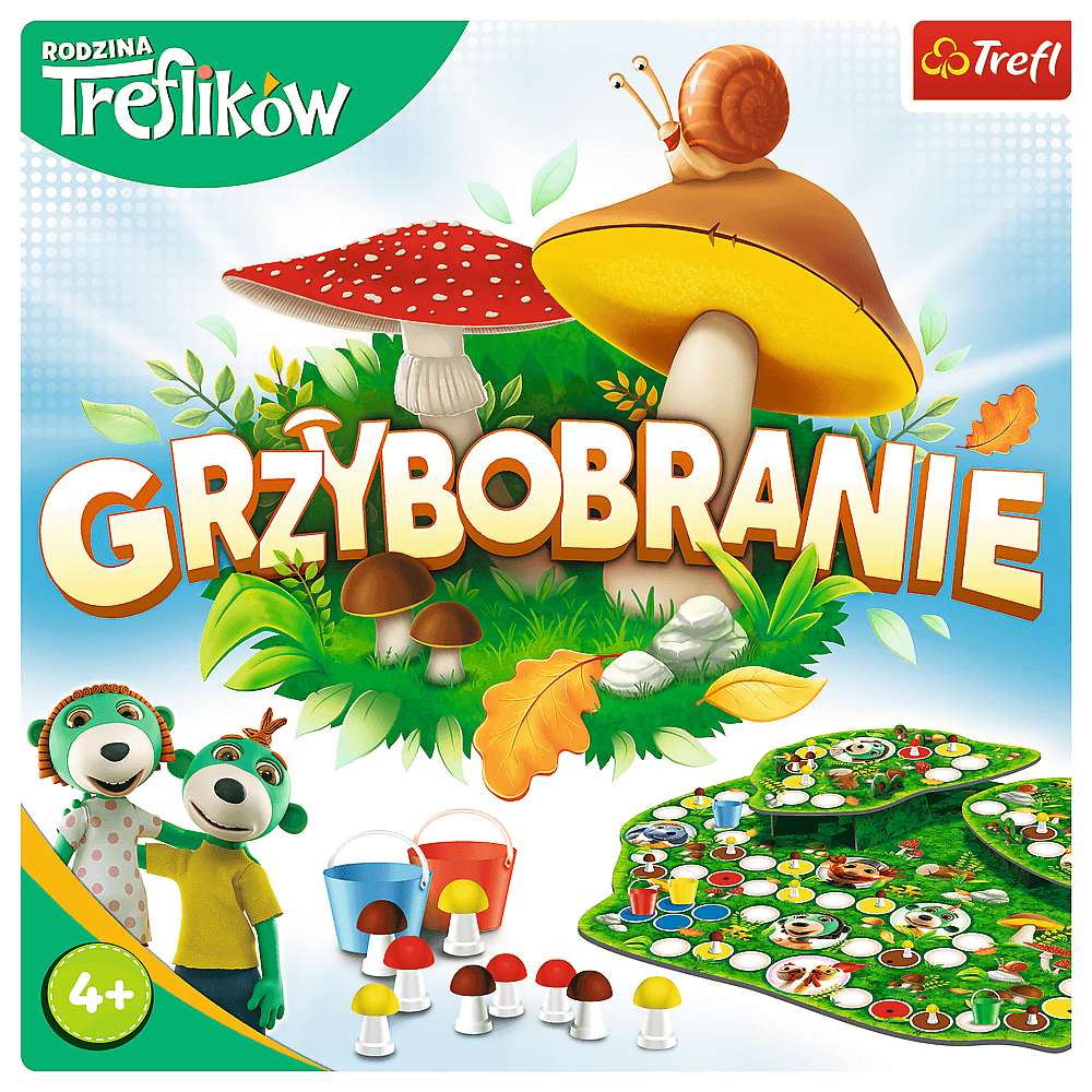 Gra grzybobranie rodzina treflików